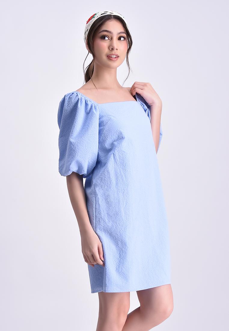 Women's Puff Sleeve Short Dress