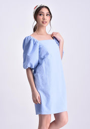 Women's Puff Sleeve Short Dress