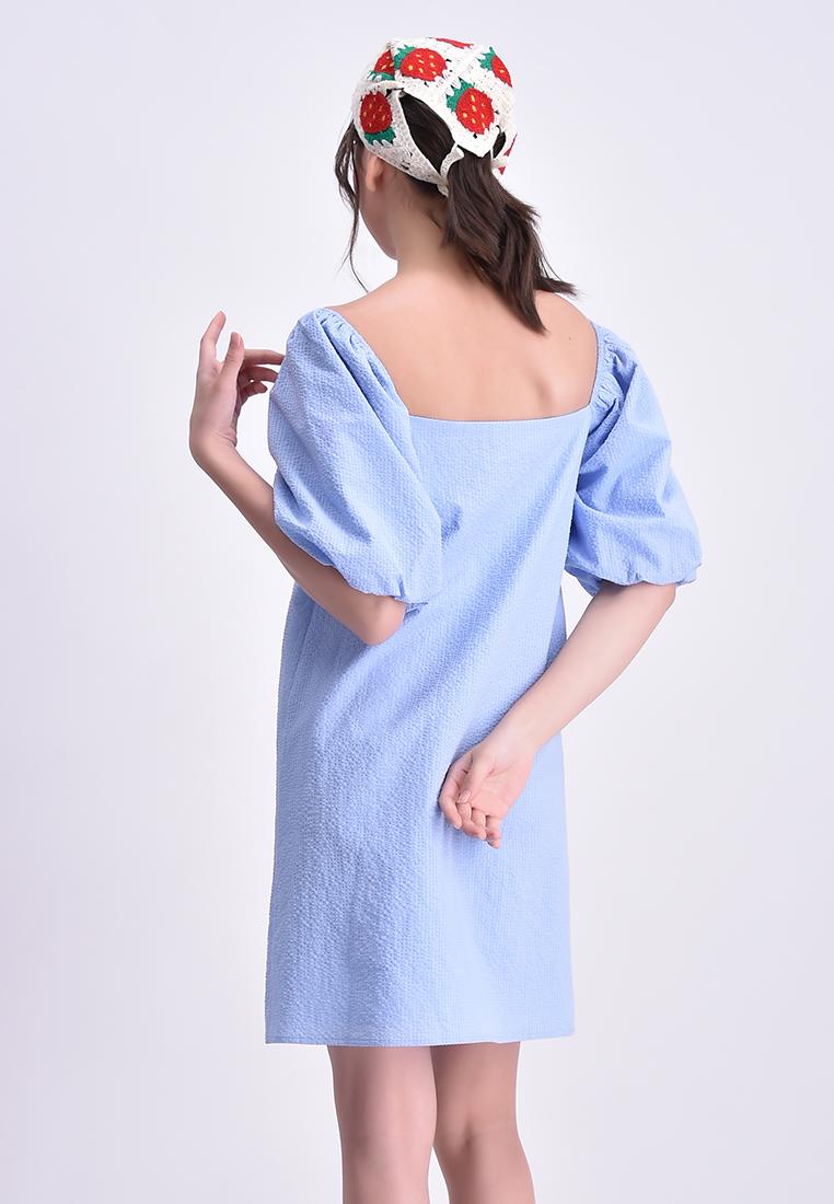 Women's Puff Sleeve Short Dress