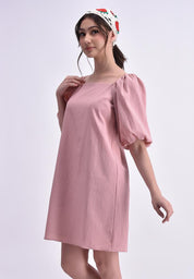 Women's Puff Sleeve Short Dress