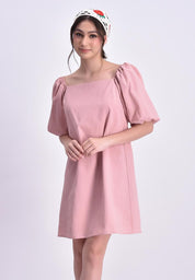 Women's Puff Sleeve Short Dress