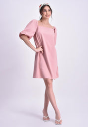 Women's Puff Sleeve Short Dress