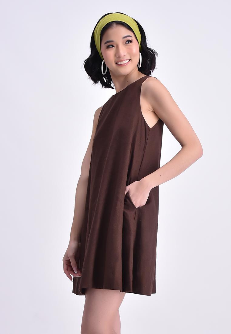 Bench x UNIS Women's Trapeze Sleeveless Dress