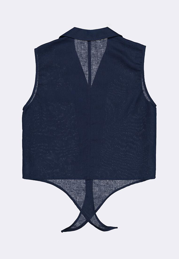 Bench x UNIS Women's Sleeveless Button Blouse