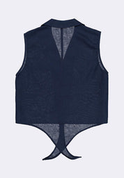 Bench x UNIS Women's Sleeveless Button Blouse