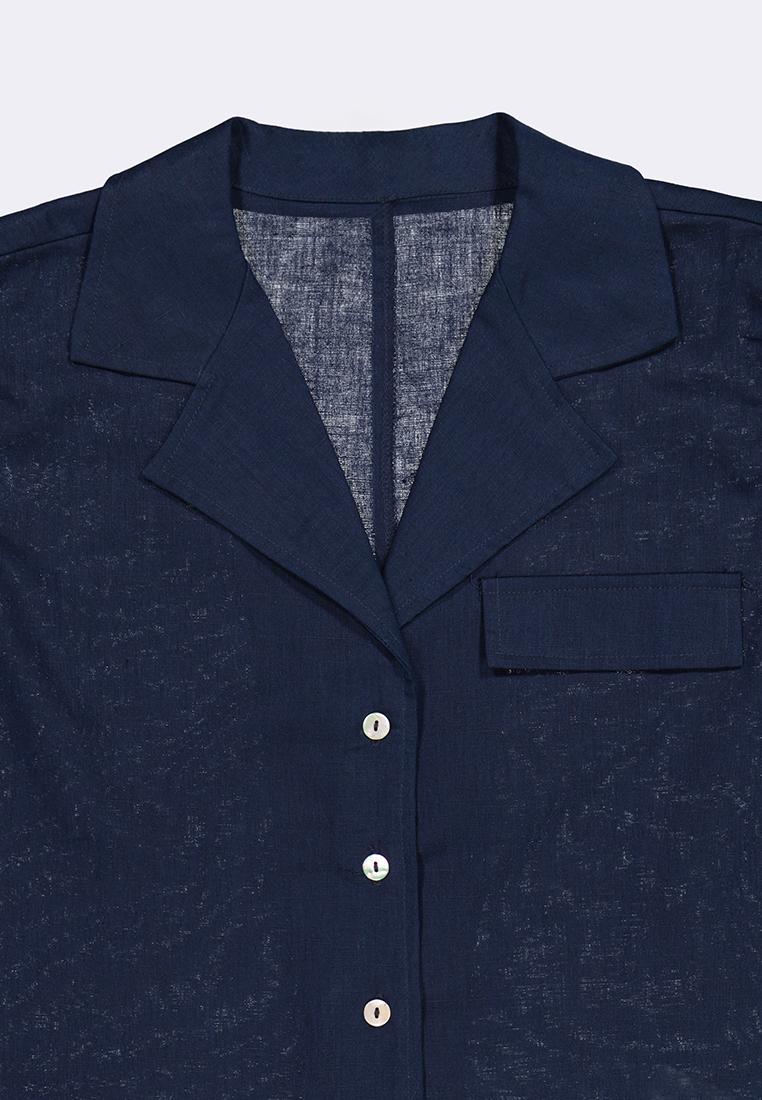 Bench x UNIS Women's Sleeveless Button Blouse