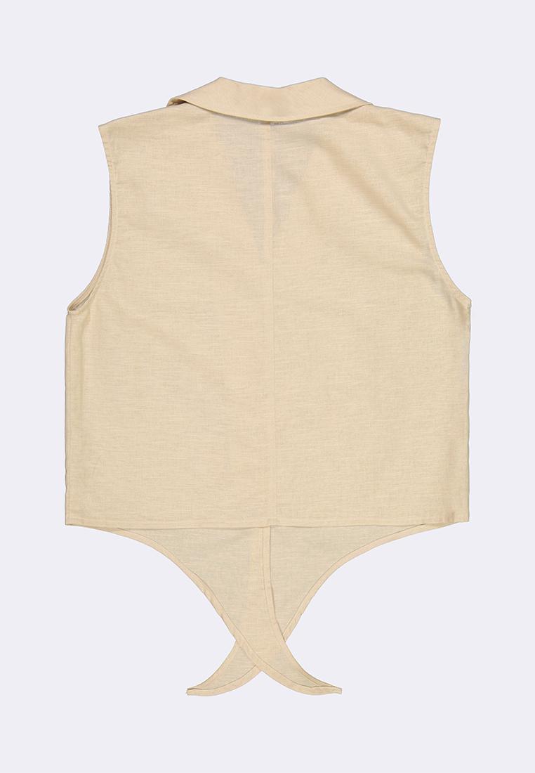 Bench x UNIS Women's Sleeveless Button Blouse