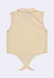 Bench x UNIS Women's Sleeveless Button Blouse