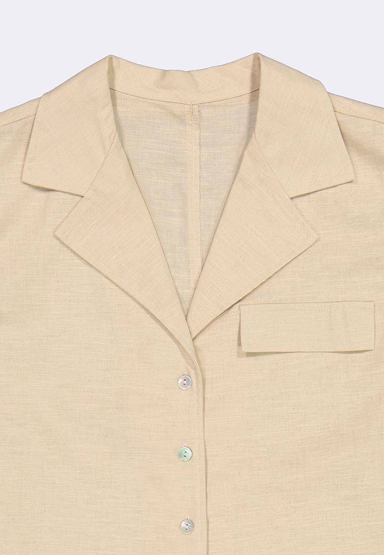 Bench x UNIS Women's Sleeveless Button Blouse