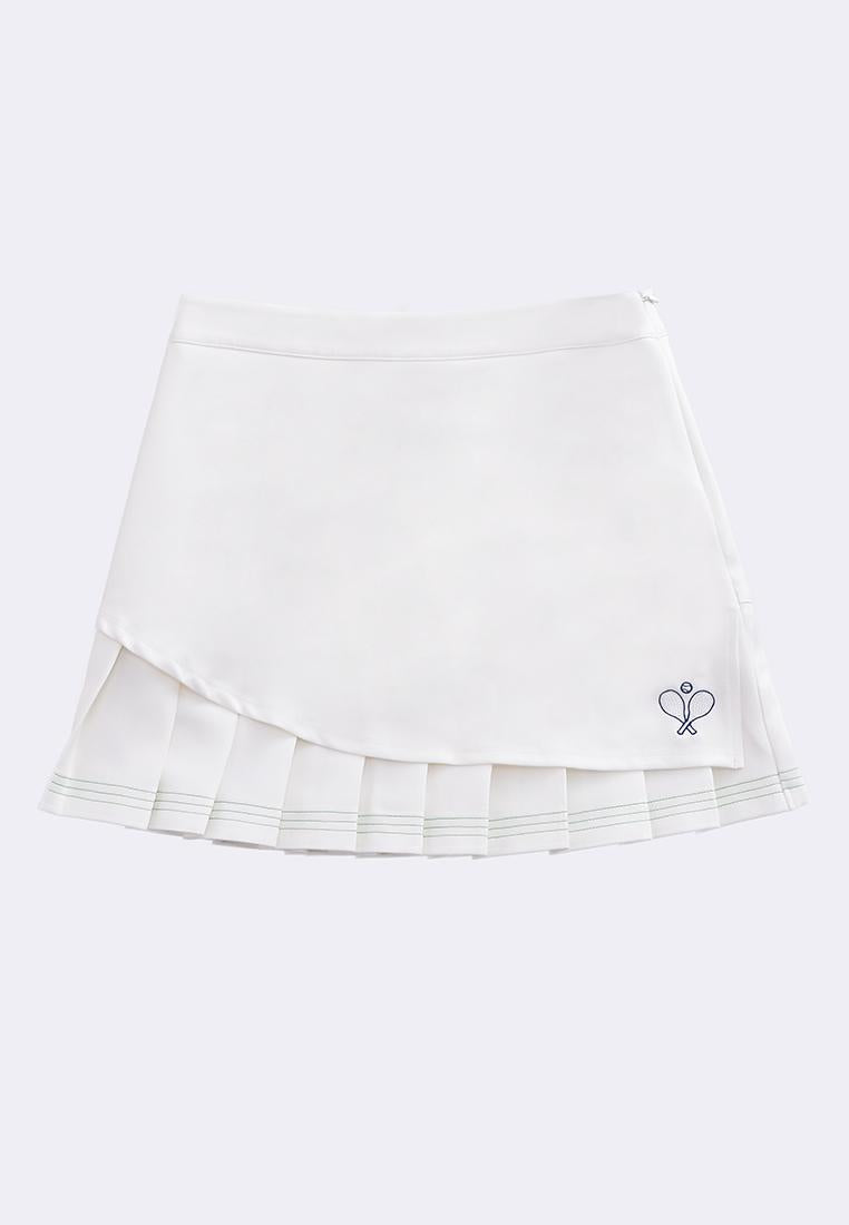 Women's Double Layer Pleated Skirt