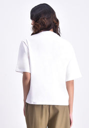Women's Oversized Round Neck Graphic T-Shirt