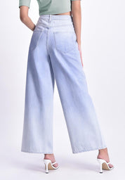 Women's High Waist Ombre Fade Jeans