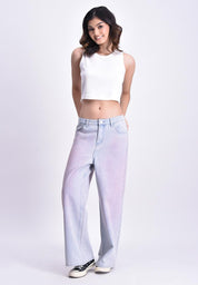 Women's High Waist Ombre Fade Jeans