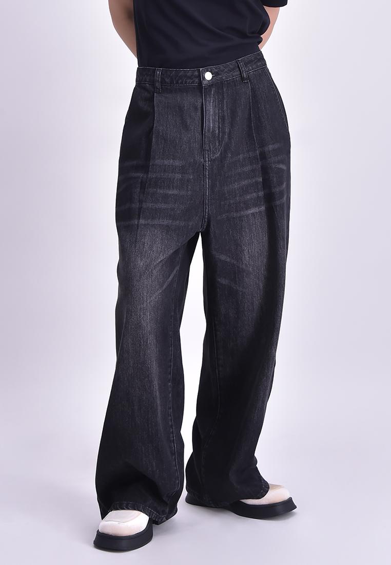 Women's Straight Baggy Pants - Main Image