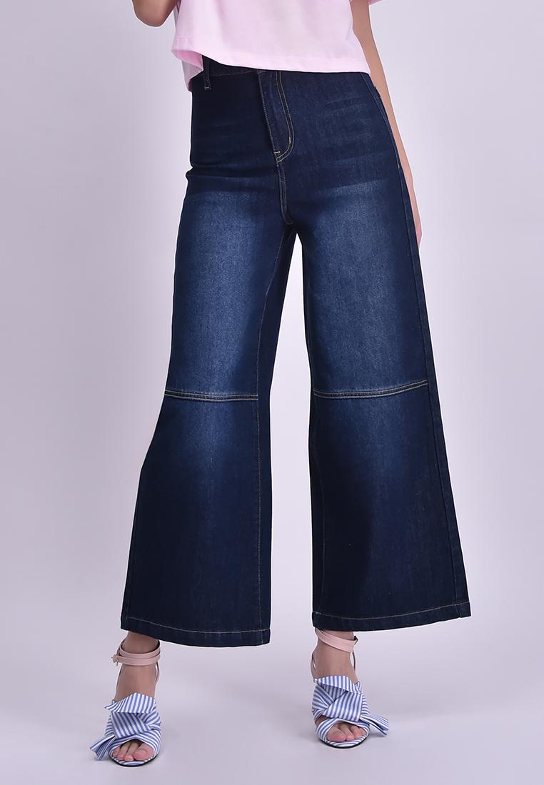 Women's Wide Leg Denim Pants