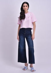 Women's Wide Leg Denim Pants