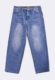 Women's Faded Denim Pants