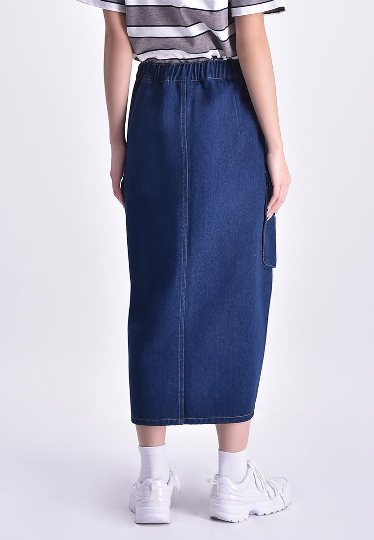Women's Maxi Denim Skirt