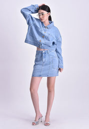 Women's Denim Mini Skirt