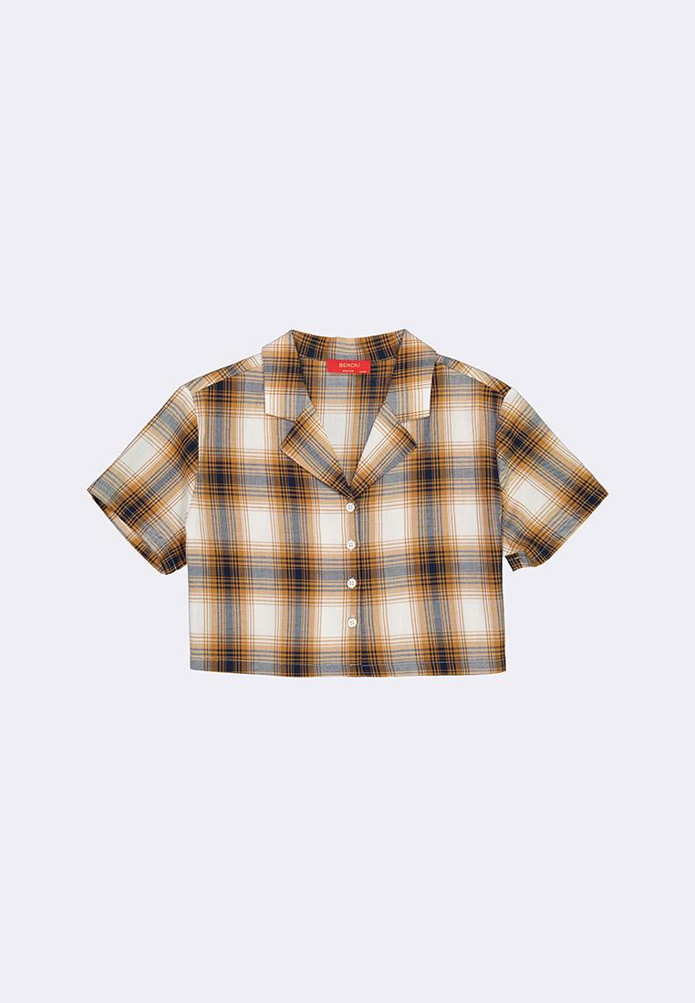 Women's Cropped Plaid Resort Polo