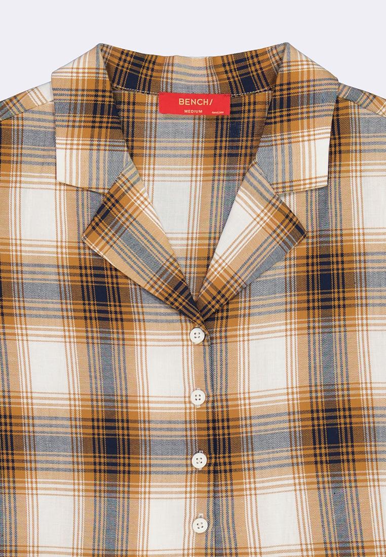 Women's Cropped Plaid Resort Polo