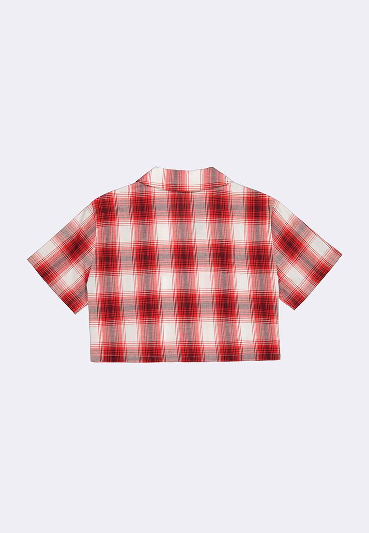 Women's Cropped Plaid Resort Polo