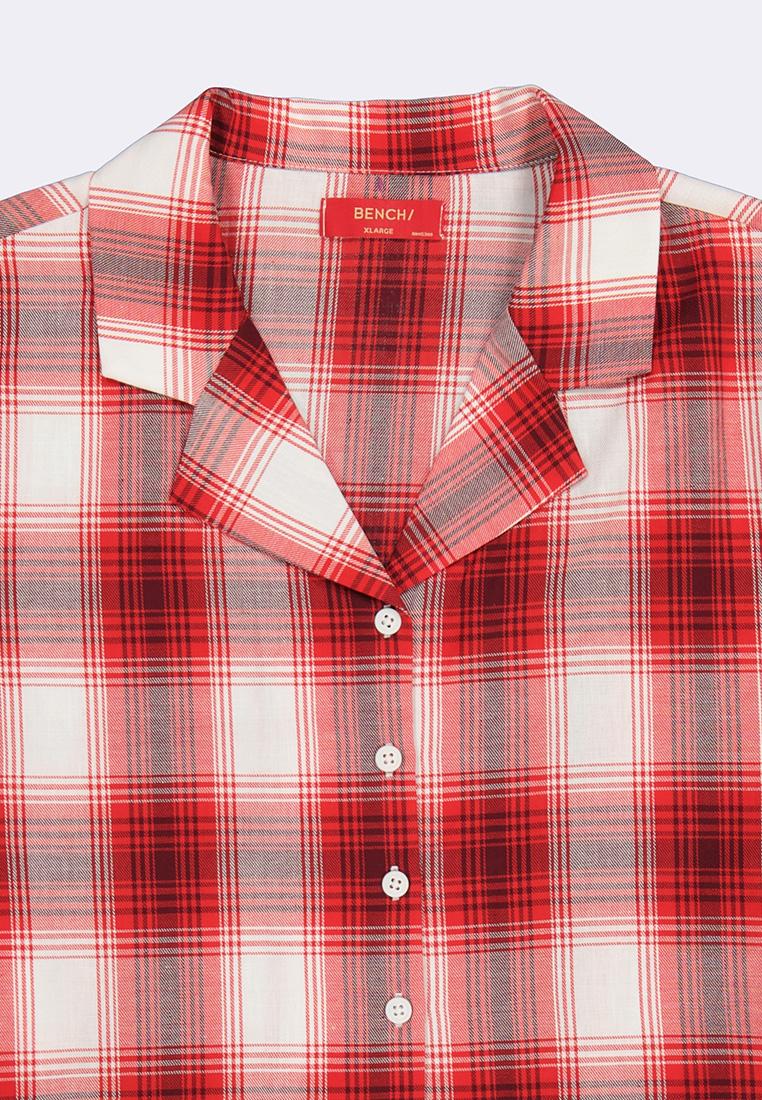 Women's Cropped Plaid Resort Polo