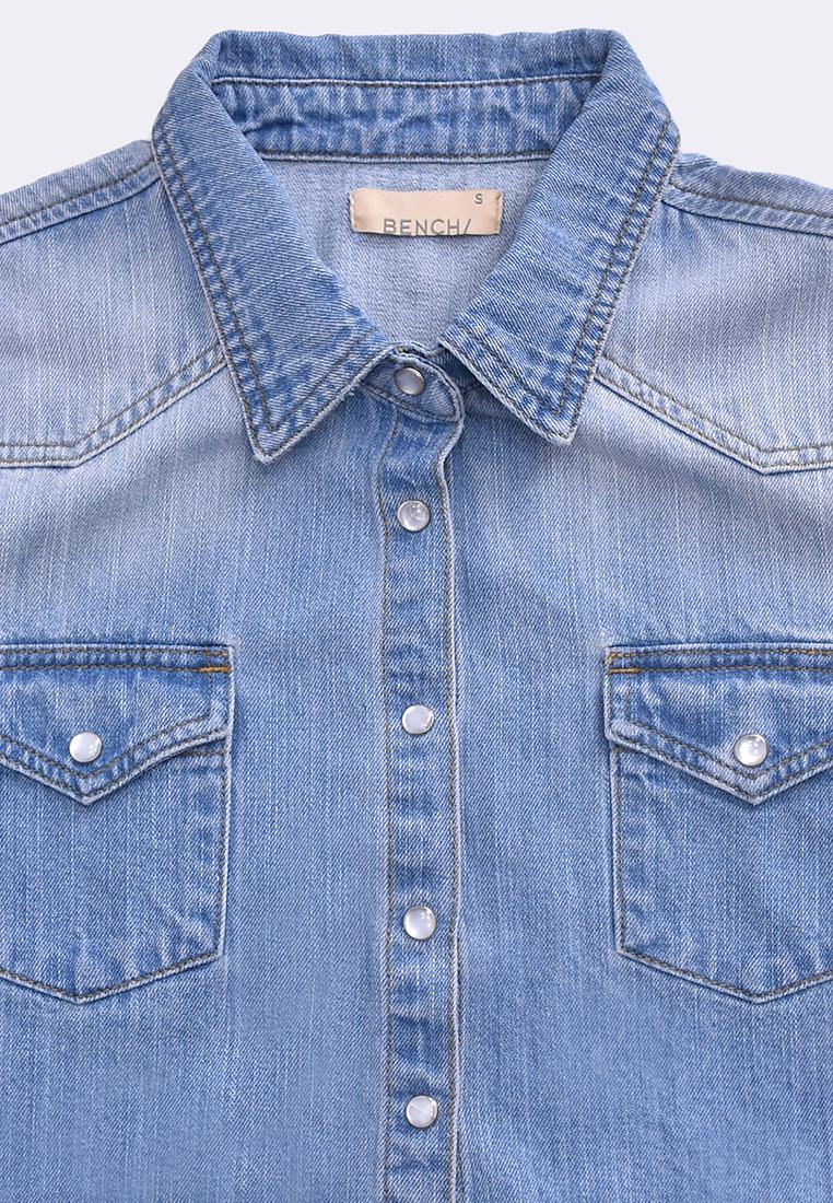 Women's Denim Cropped Shirt