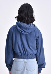 Women's Oversized Corduroy Hoodie Jacket