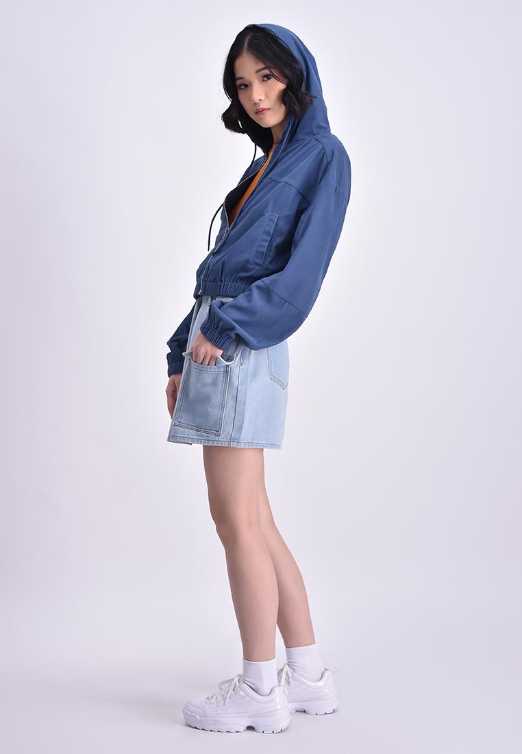 Women's Oversized Corduroy Hoodie Jacket