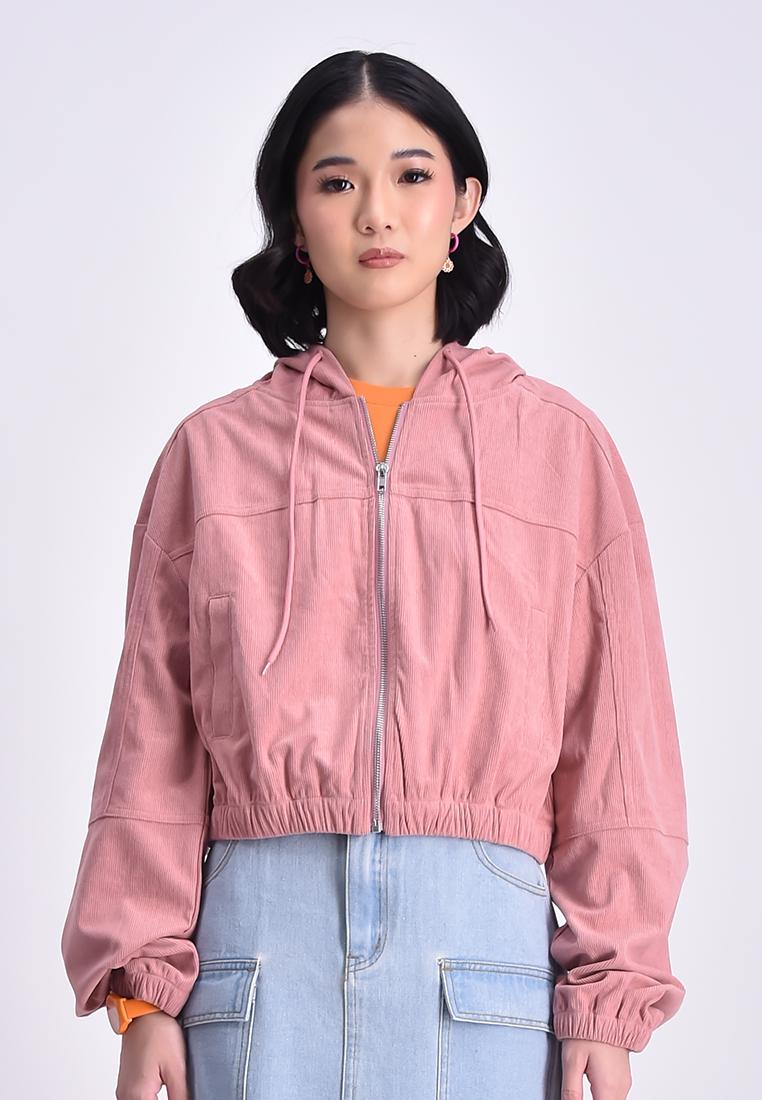 Women's Oversized Corduroy Hoodie Jacket – Bench Online
