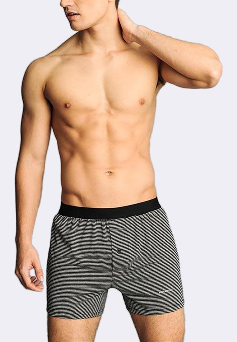 Men's Striped Knitted Boxer Shorts