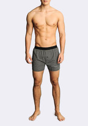 Men's Striped Knitted Boxer Shorts