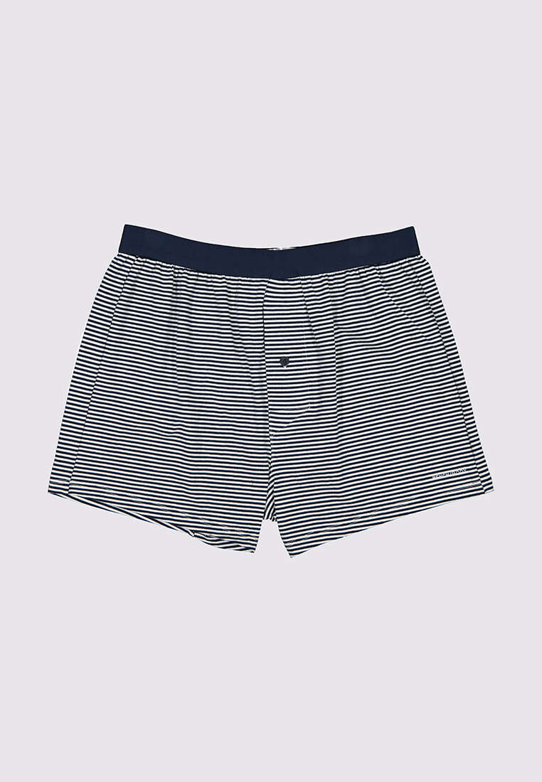 Men's Striped Knitted Boxer Shorts