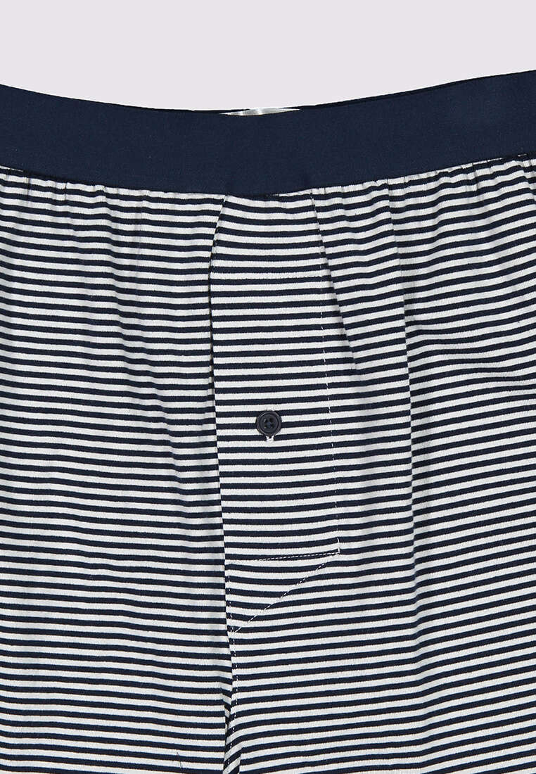 Men's Striped Knitted Boxer Shorts
