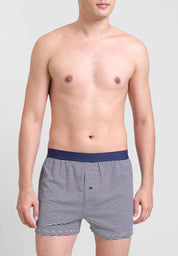 Men's Striped Knitted Boxer Shorts