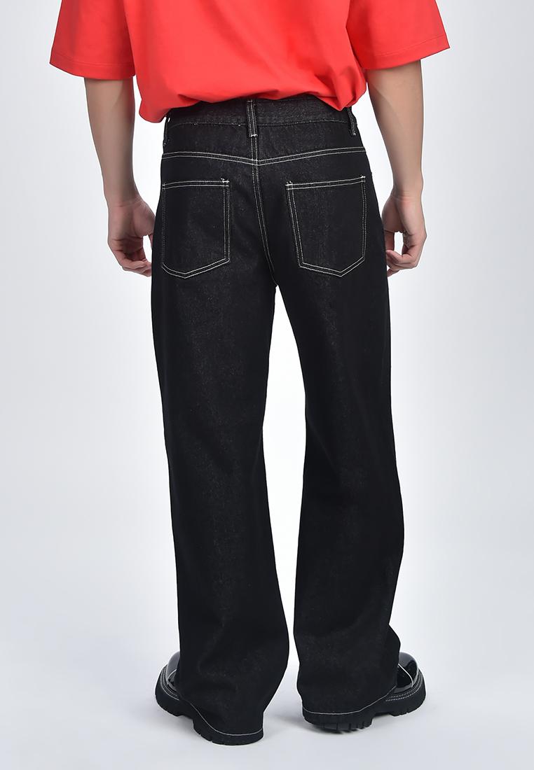 Men's Wide Leg Denim Pants