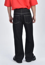 Men's Wide Leg Denim Pants