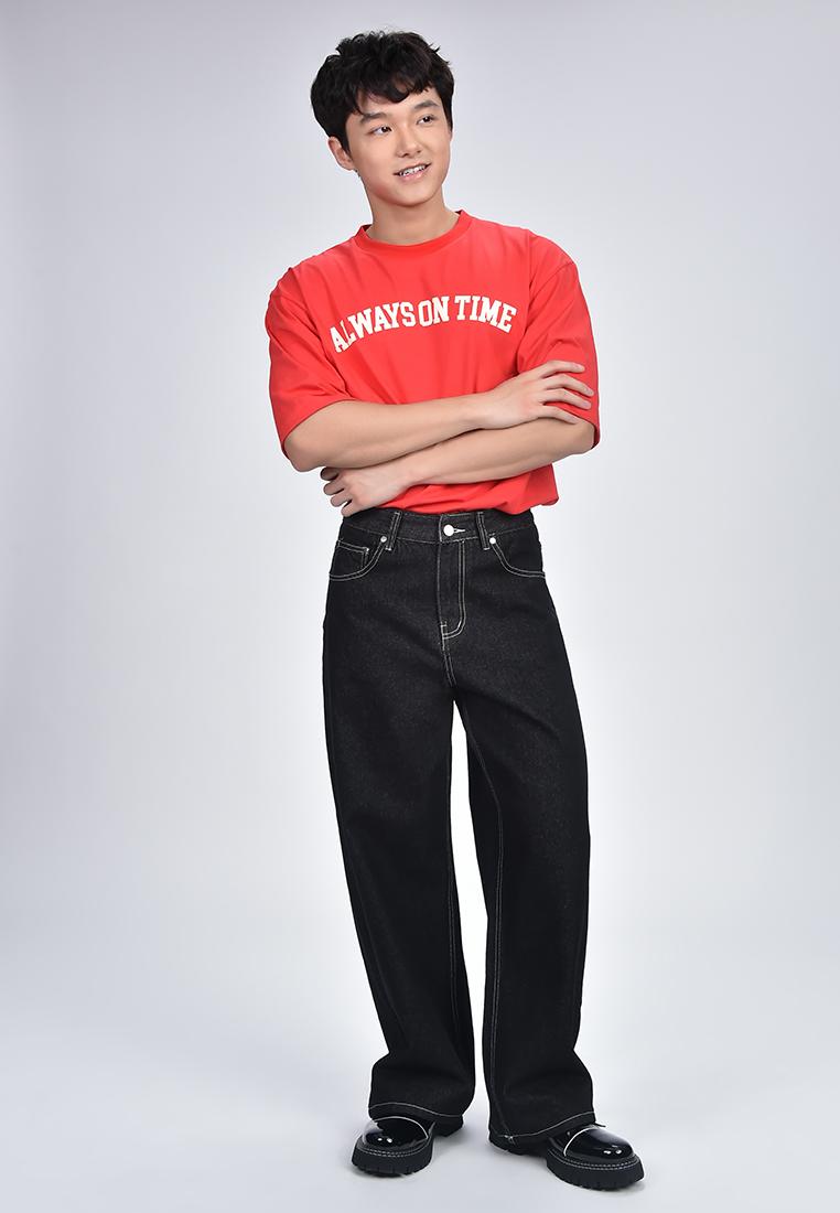 Men's Wide Leg Denim Pants