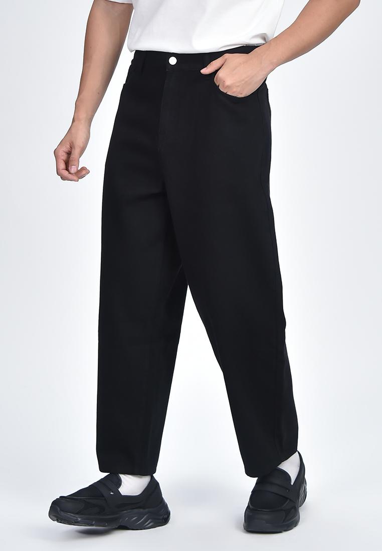 #BENCH x Jeff Cole Men's Wide Leg Tapered Fit Denim Pants