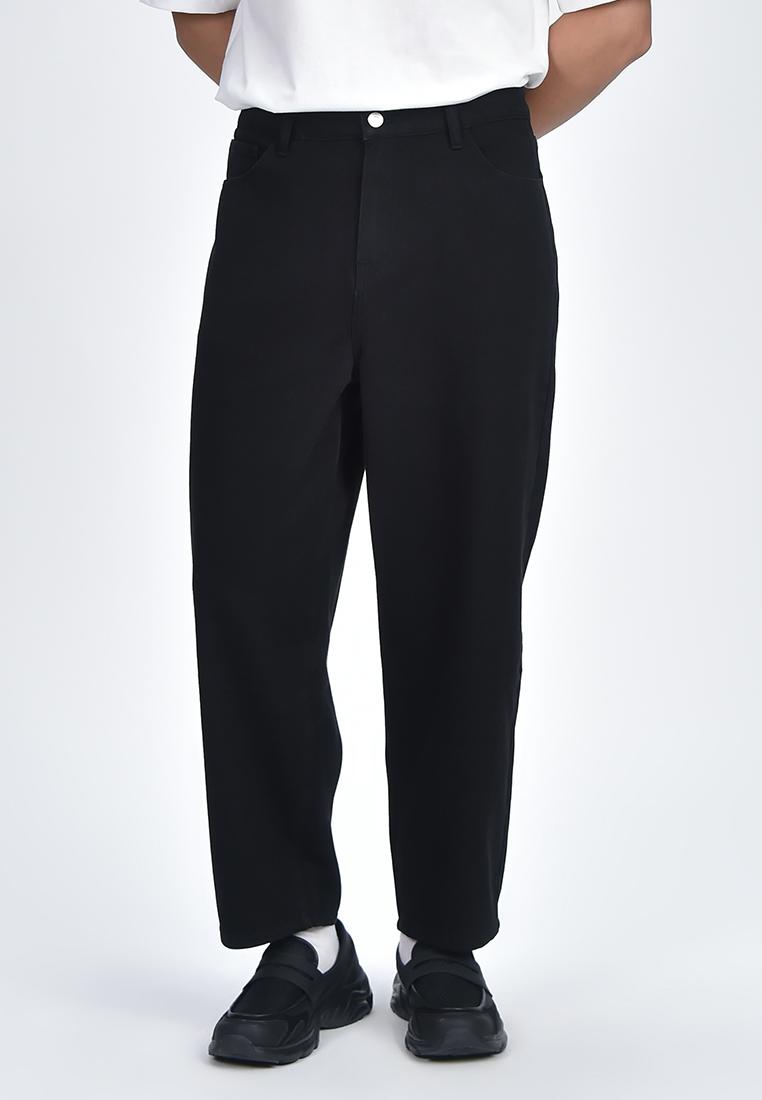 #BENCH x Jeff Cole Men's Wide Leg Tapered Fit Denim Pants