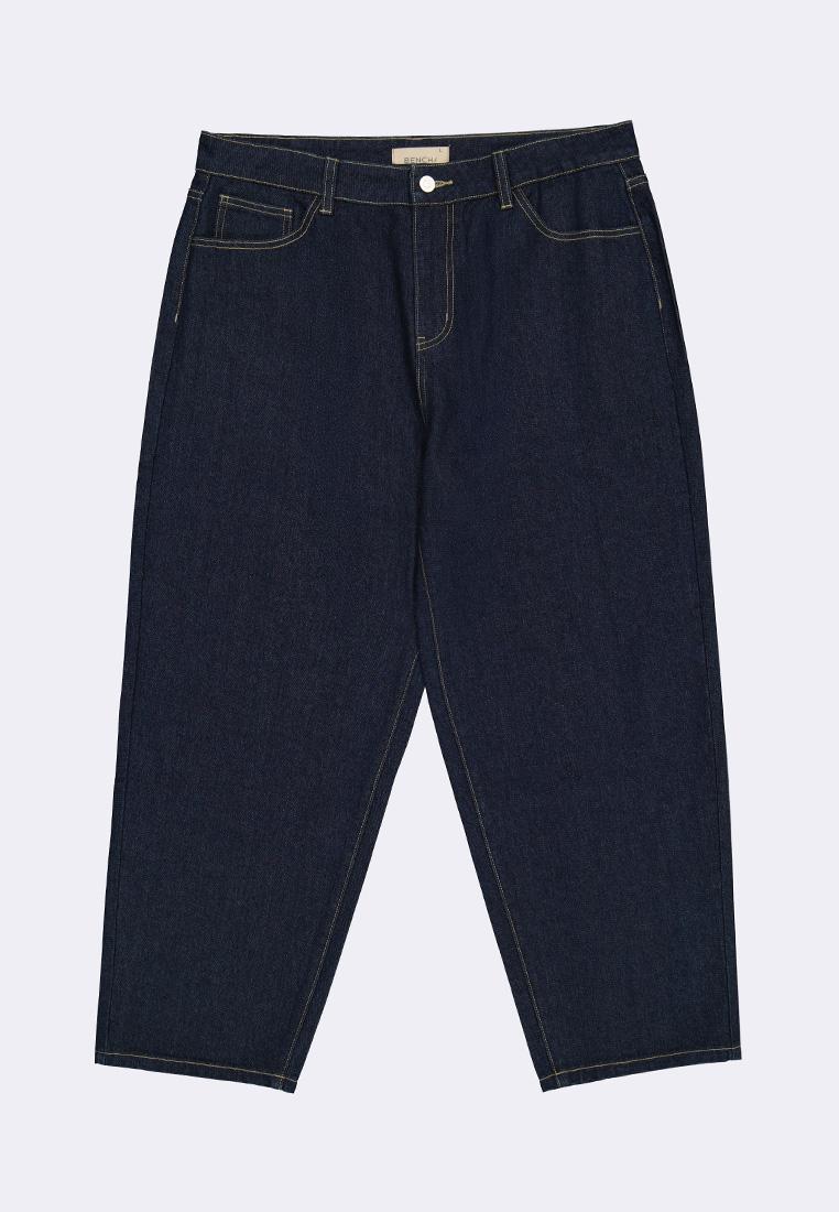 #BENCH x Jeff Cole Men's Wide Leg Tapered Fit Denim Pants