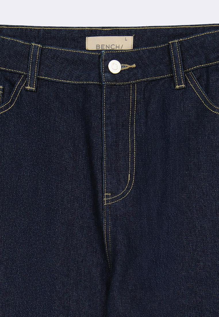 #BENCH x Jeff Cole Men's Wide Leg Tapered Fit Denim Pants