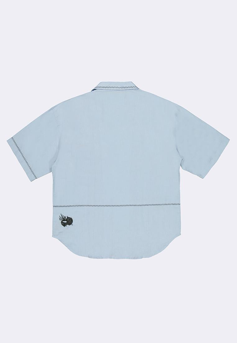 Men's Short Sleeve Barong Shirt