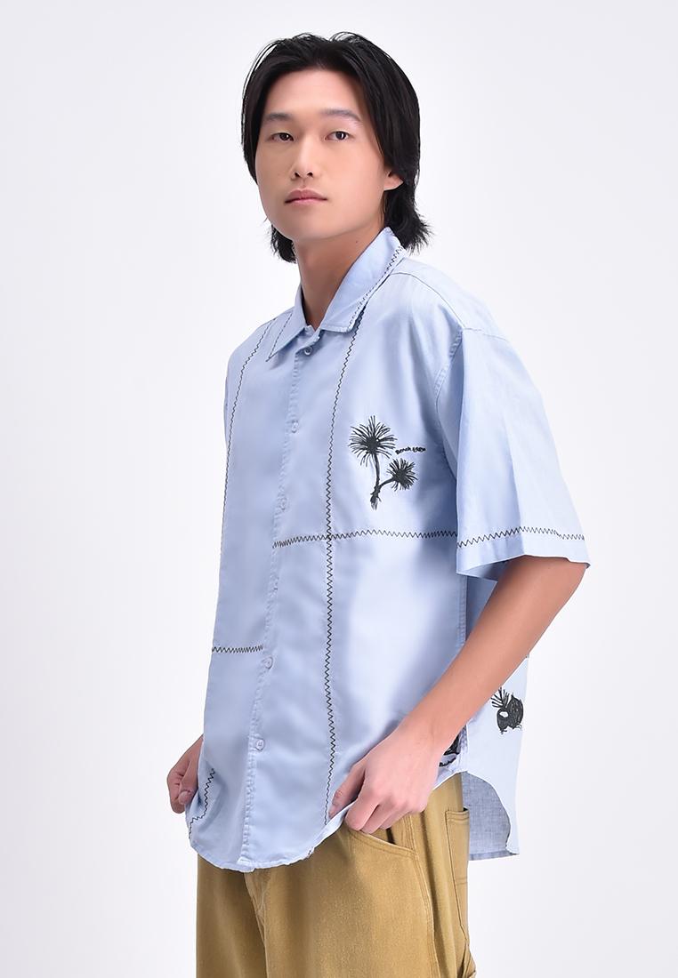 Men's Short Sleeve Barong Shirt