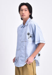 Men's Short Sleeve Barong Shirt