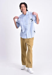 Men's Short Sleeve Barong Shirt