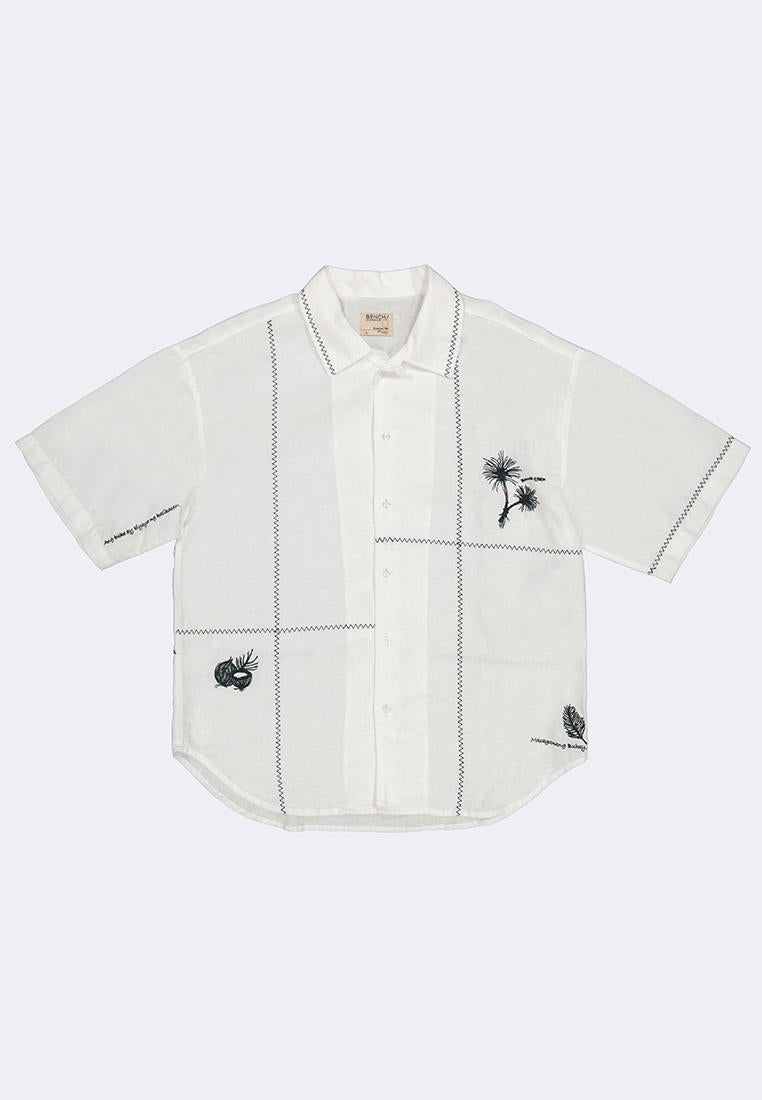 Men's Short Sleeve Barong Shirt