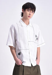 Men's Short Sleeve Barong Shirt