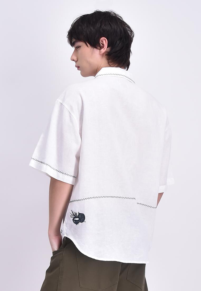 Men's Short Sleeve Barong Shirt